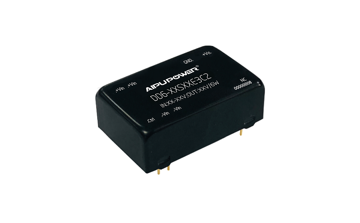 DD6-05SXXE3(C)2 4.5-9Vdc Input 6W DC/DC Converter | Aipu Power