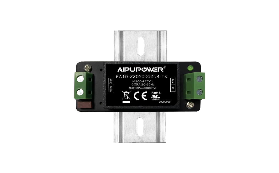 FA10-220SXXG2N4(-T)(-TS) 85-305Vac/120-430Vdc Input to 3.3V Output 10W AC/DC Converter | Aipu Power - Back View