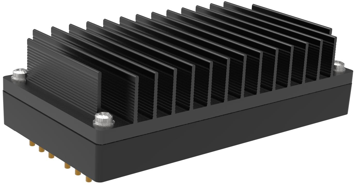 ZAD600-110S24A 66-160Vdc Input to 24V Output 600W Series Power Supply | Aipu Power - Side View