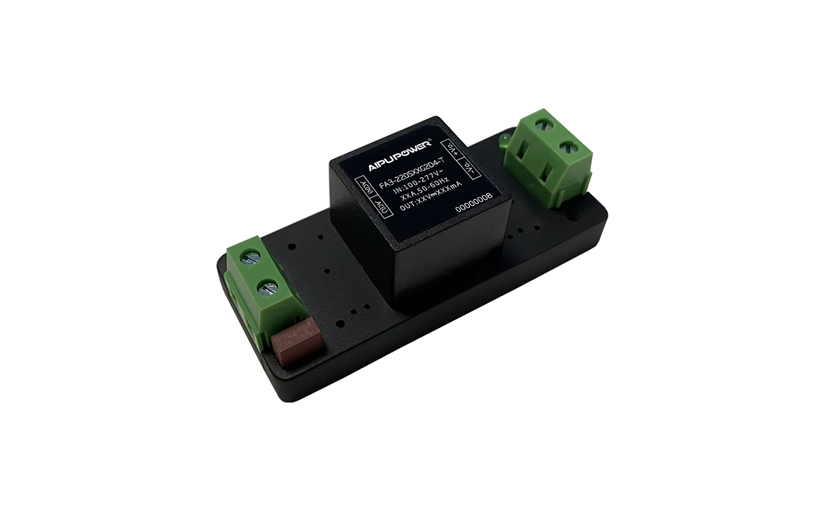 FA3-220SXXG2D4(-T)(-TS) 85-305Vac/100-430Vdc Input 3W AC/DC Converter | Aipu Power - Side View