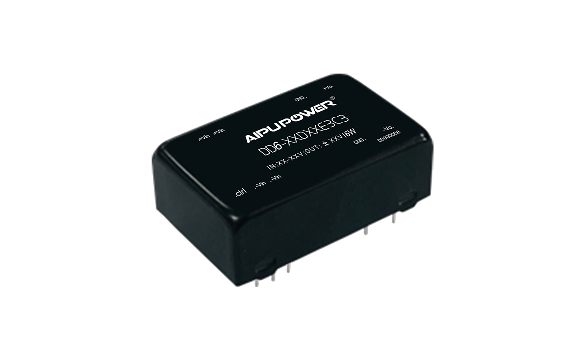 DD6-XXDXXE3(C)3 9-75Vdc Input 6W DC/DC Converter | Aipu Power