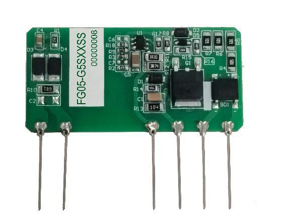 FG05-G5SXXSS(-1) 85-528Vac/120-745Vdc Input 5W AC/DC Converter | Aipu Power - Back View